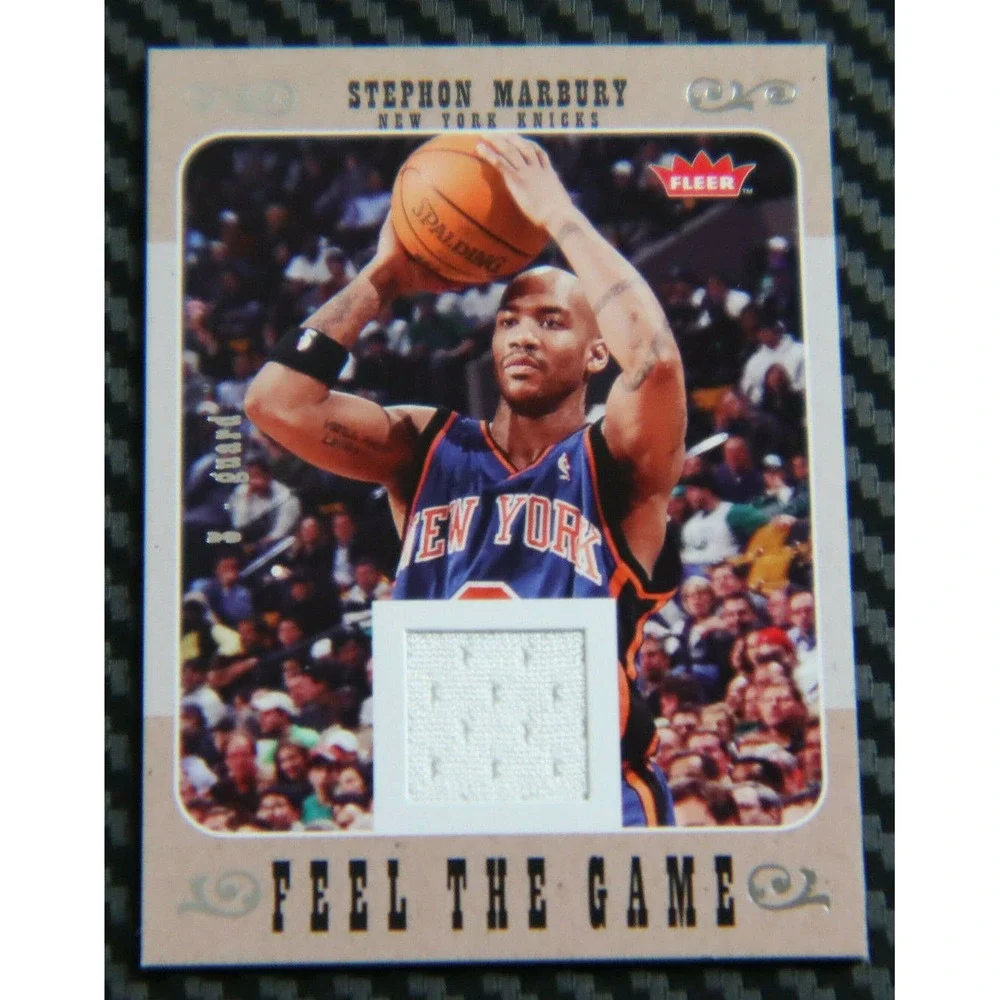2007-08 FLEER STEPHON MARBURY FEEL THE GAME USED JERSEY‎